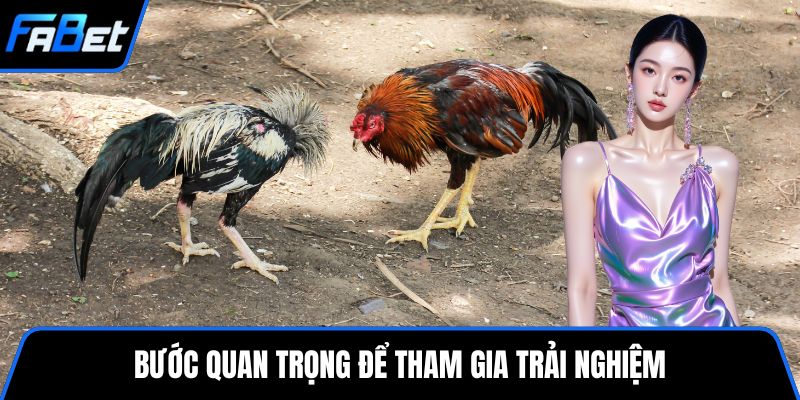Bước quan trọng để tham gia trải nghiệm